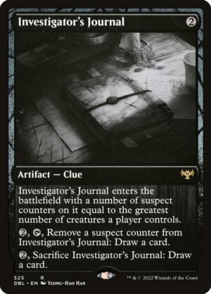 Investigator's Journal<br /><span class="collector-number">Collector No. 525</span>