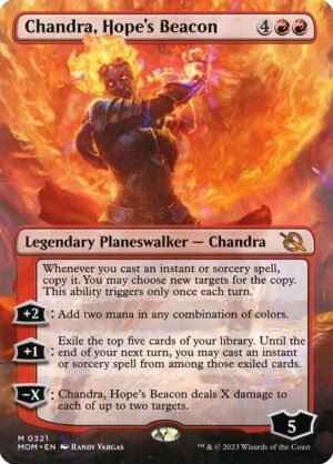 Chandra, Hope's Beacon - Foil<br /><span class="collector-number">Collector No. 321</span>