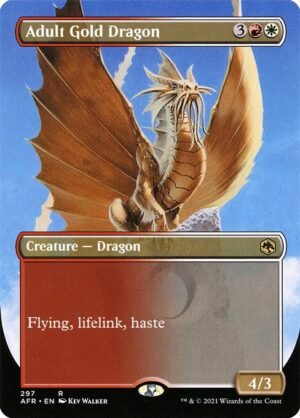 Adult Gold Dragon - Foil<br /><span class="collector-number">Collector No. 297</span>