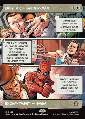 Origin of Spider-Man - Foil<br /><span class="collector-number">Collector No. 218</span>