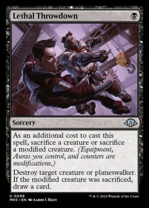 Lethal Throwdown<br /><span class="collector-number">Collector No. 99</span>