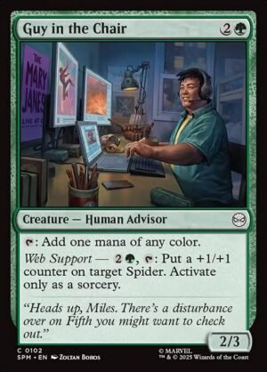 Guy in the Chair<br /><span class="collector-number">Collector No. 102</span>