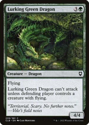 Lurking Green Dragon<br /><span class="collector-number">Collector No. 239</span>