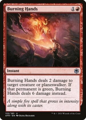 Burning Hands<br /><span class="collector-number">Collector No. 135</span>
