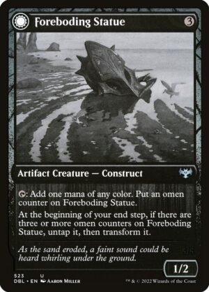 Foreboding Statue // Forsaken Thresher<br /><span class="collector-number">Collector No. 523</span>