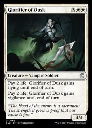 Glorifier of Dusk<br /><span class="collector-number">Collector No. 62</span>