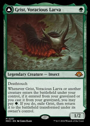 Grist, Voracious Larva // Grist, the Plague Swarm<br /><span class="collector-number">Collector No. 251</span>