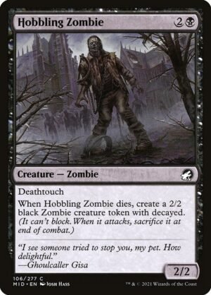 Hobbling Zombie<br /><span class="collector-number">Collector No. 106</span>
