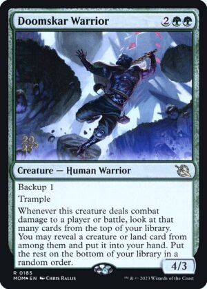 Doomskar Warrior - Foil<br /><span class="collector-number">Collector No. 185s</span>