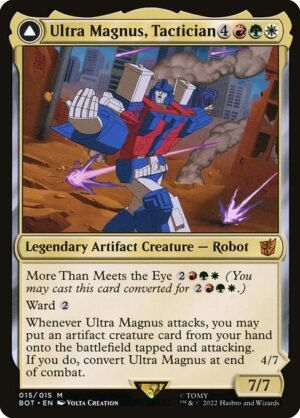 Ultra Magnus, Tactician // Ultra Magnus, Armored Carrier - Foil<br /><span class="collector-number">Collector No. 15</span>