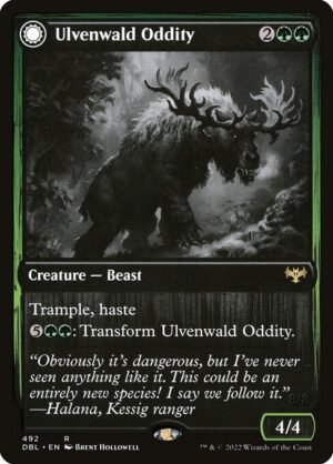 Ulvenwald Oddity // Ulvenwald Behemoth - Foil<br /><span class="collector-number">Collector No. 492</span>