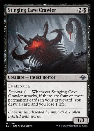Stinging Cave Crawler<br /><span class="collector-number">Collector No. 124</span>