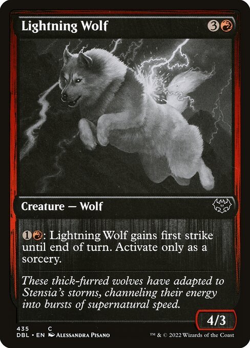 Lightning Wolf<br /><span class="collector-number">Collector No. 435</span>
