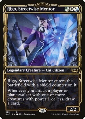 Rigo, Streetwise Mentor - Foil<br /><span class="collector-number">Collector No. 329</span>