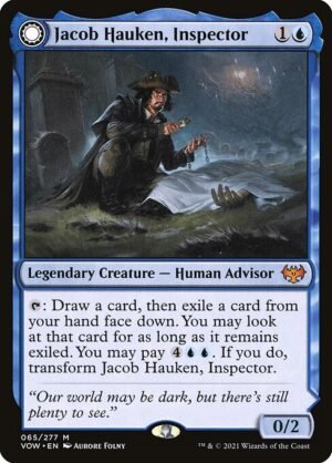 Jacob Hauken, Inspector // Hauken's Insight - Foil<br /><span class="collector-number">Collector No. 65</span>