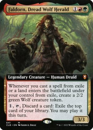 Faldorn, Dread Wolf Herald<br /><span class="collector-number">Collector No. 641</span>