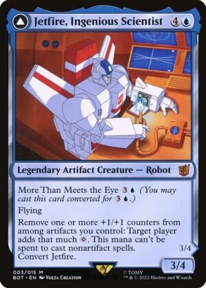 Jetfire, Ingenious Scientist // Jetfire, Air Guardian - Foil<br /><span class="collector-number">Collector No. 3</span>