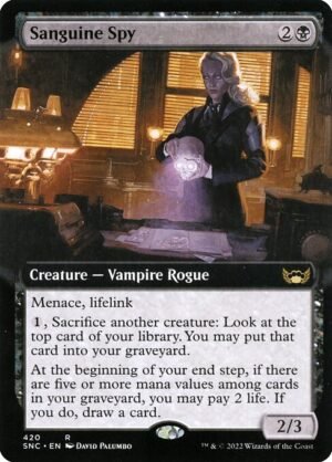 Sanguine Spy - Foil<br /><span class="collector-number">Collector No. 420</span>