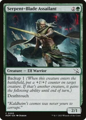 Serpent-Blade Assailant<br /><span class="collector-number">Collector No. 205</span>