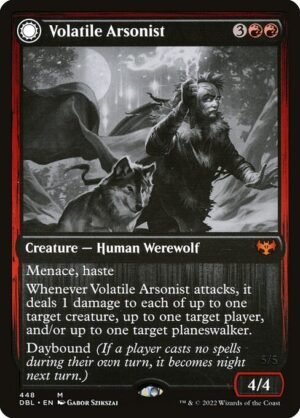 Volatile Arsonist // Dire-Strain Anarchist<br /><span class="collector-number">Collector No. 448</span>