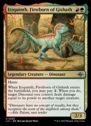 Itzquinth, Firstborn of Gishath<br /><span class="collector-number">Collector No. 230</span>