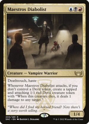 Maestros Diabolist - Foil<br /><span class="collector-number">Collector No. 200</span>