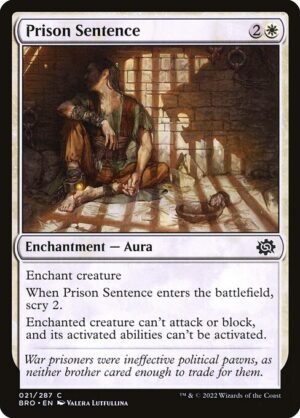 Prison Sentence<br /><span class="collector-number">Collector No. 21</span>
