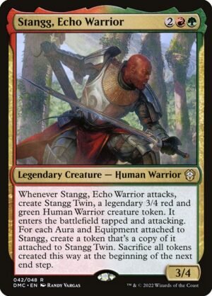 Stangg, Echo Warrior - Foil<br /><span class="collector-number">Collector No. 42</span>