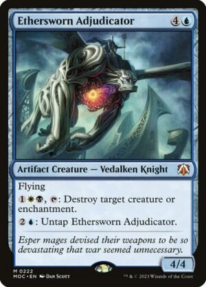 Ethersworn Adjudicator<br /><span class="collector-number">Collector No. 222</span>