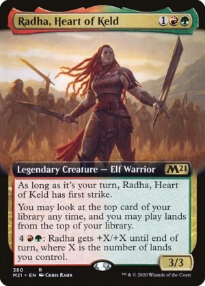 Radha, Heart of Keld - Foil<br /><span class="collector-number">Collector No. 380</span>