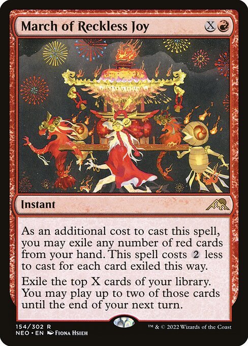 March of Reckless Joy<br /><span class="collector-number">Collector No. 154</span>