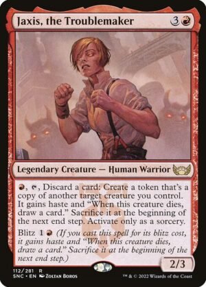 Jaxis, the Troublemaker - Foil<br /><span class="collector-number">Collector No. 112</span>
