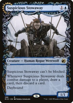 Suspicious Stowaway // Seafaring Werewolf - Foil<br /><span class="collector-number">Collector No. 288</span>