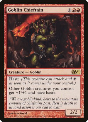 Goblin Chieftain<br /><span class="collector-number">Collector No. 141</span>