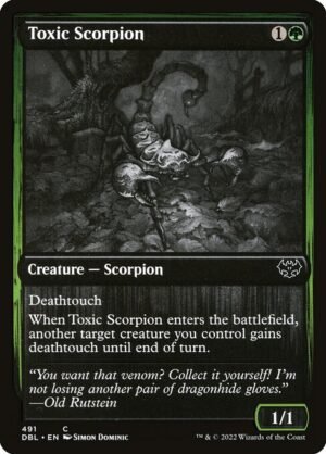 Toxic Scorpion<br /><span class="collector-number">Collector No. 491</span>