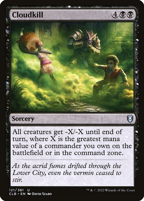 Cloudkill<br /><span class="collector-number">Collector No. 121</span>