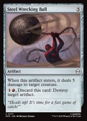 Steel Wrecking Ball<br /><span class="collector-number">Collector No. 177</span>