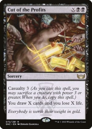 Cut of the Profits - Foil<br /><span class="collector-number">Collector No. 72</span>