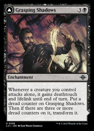 Grasping Shadows // Shadows' Lair<br /><span class="collector-number">Collector No. 108</span>