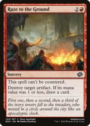 Raze to the Ground<br /><span class="collector-number">Collector No. 149</span>