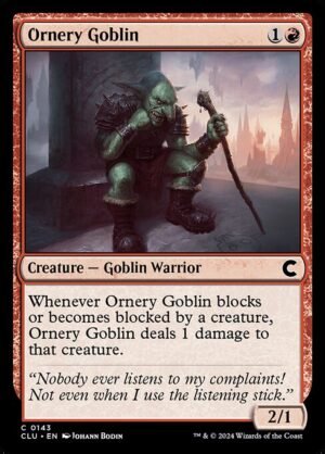 Ornery Goblin<br /><span class="collector-number">Collector No. 143</span>
