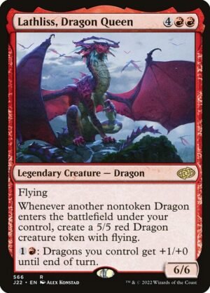 Lathliss, Dragon Queen<br /><span class="collector-number">Collector No. 566</span>