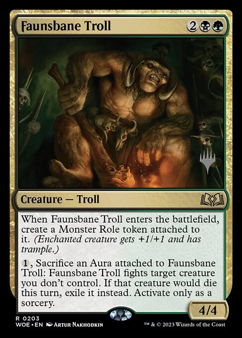 Faunsbane Troll<br /><span class="collector-number">Collector No. 203p</span>