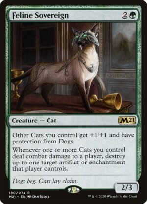 Feline Sovereign<br /><span class="collector-number">Collector No. 180</span>