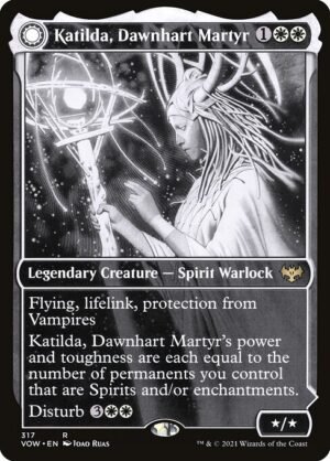 Katilda, Dawnhart Martyr // Katilda's Rising Dawn<br /><span class="collector-number">Collector No. 317</span>