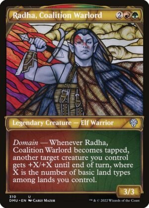Radha, Coalition Warlord<br /><span class="collector-number">Collector No. 310</span>