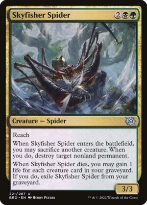 Skyfisher Spider<br /><span class="collector-number">Collector No. 221</span>