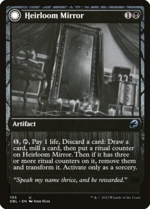 Heirloom Mirror // Inherited Fiend - Foil<br /><span class="collector-number">Collector No. 105</span>