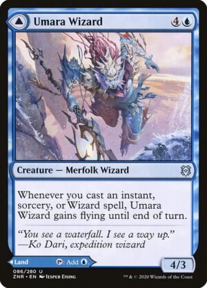 Umara Wizard // Umara Skyfalls<br /><span class="collector-number">Collector No. 86</span>