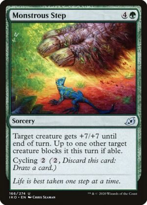 Monstrous Step<br /><span class="collector-number">Collector No. 166</span>
